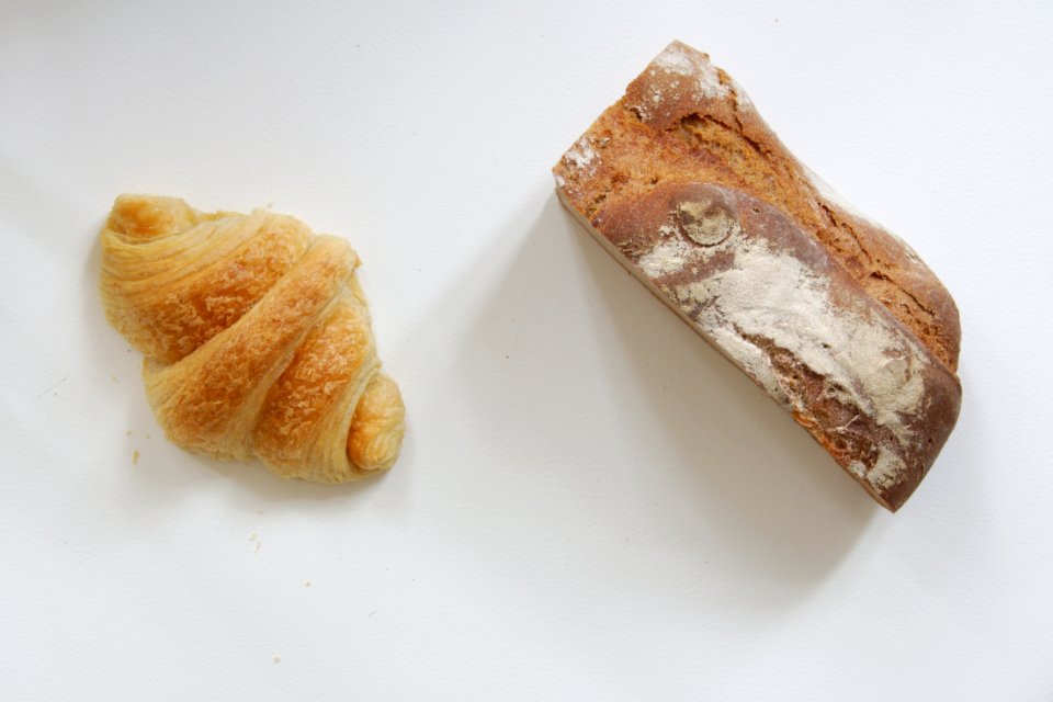 Brot und Croissant