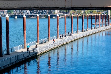 Kevin J Duckworth Memorial Dock on the Eastbank Esplanade