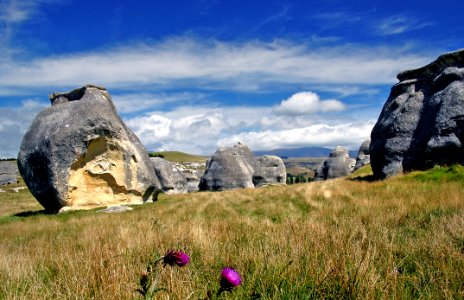 A limestone landscape. photo