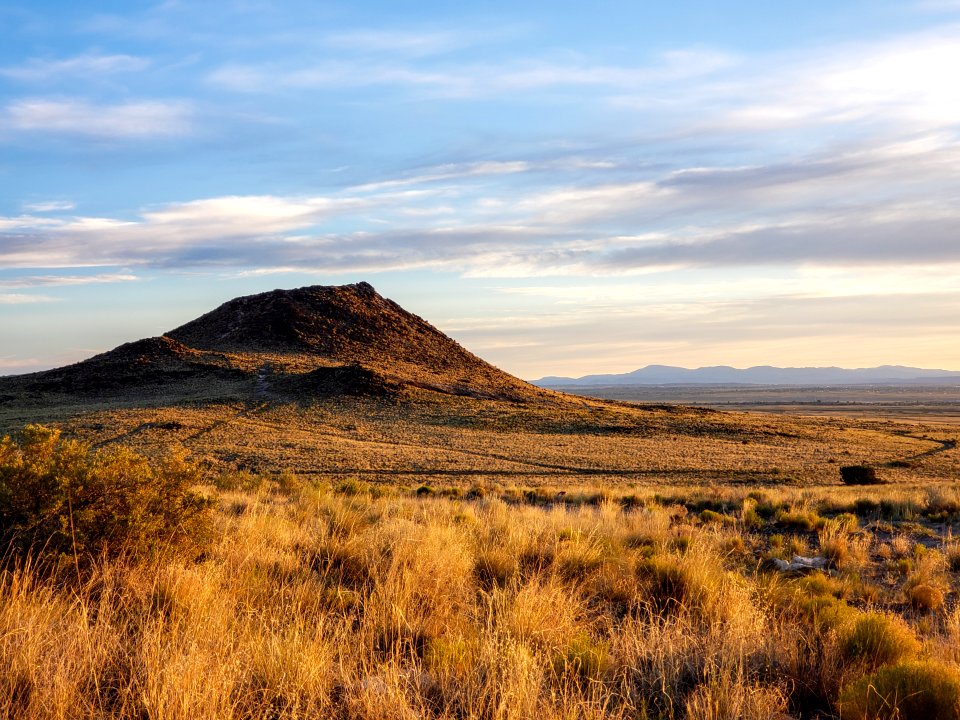 Vulcan volcano at sunrise