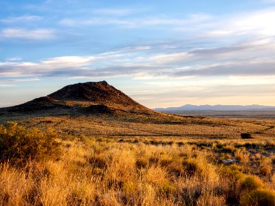 Vulcan volcano at sunrise