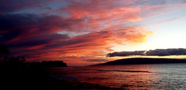 Sunset. Maui. Hawaii. photo
