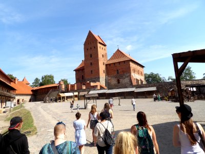 Inner courtyard of castle