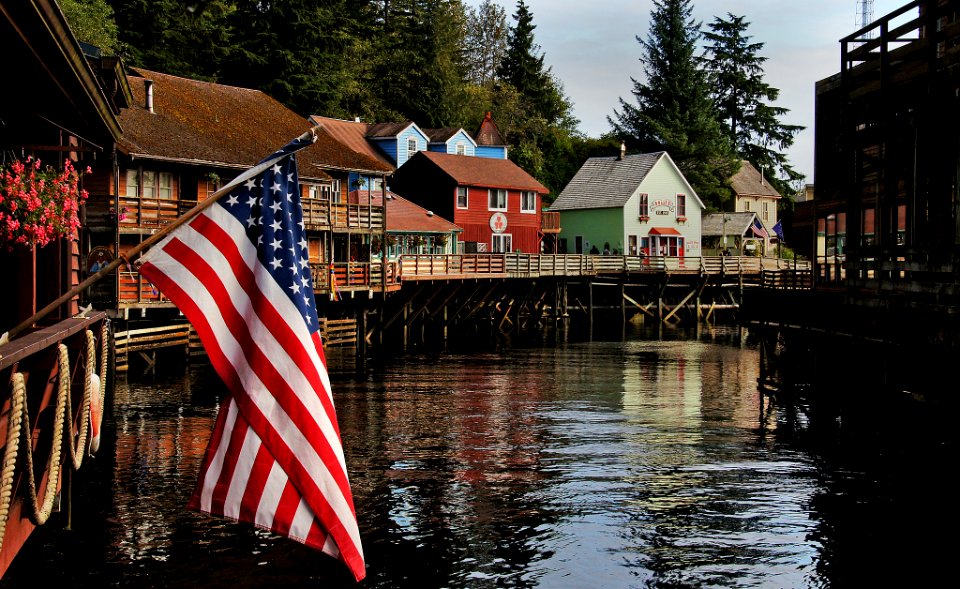Creek Street  Ketchikan  Alaska.
