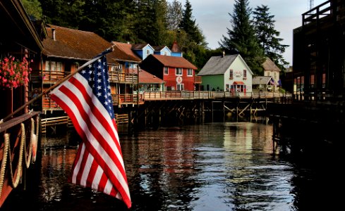 Creek Street Ketchikan Alaska. photo