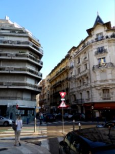 Juxtaposition of new and older architecture