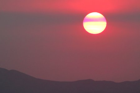 Smokey Sunrise from Caliente Peak Rd -012