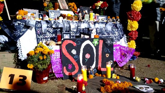 Una ofrenda del Día de los Muertos