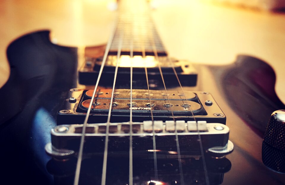 Electric guitar music instrument