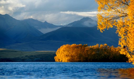 Autumn at Lake Tekapo NZ photo