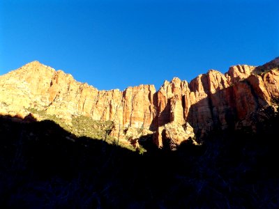 Kolob Canyons at 7 am photo