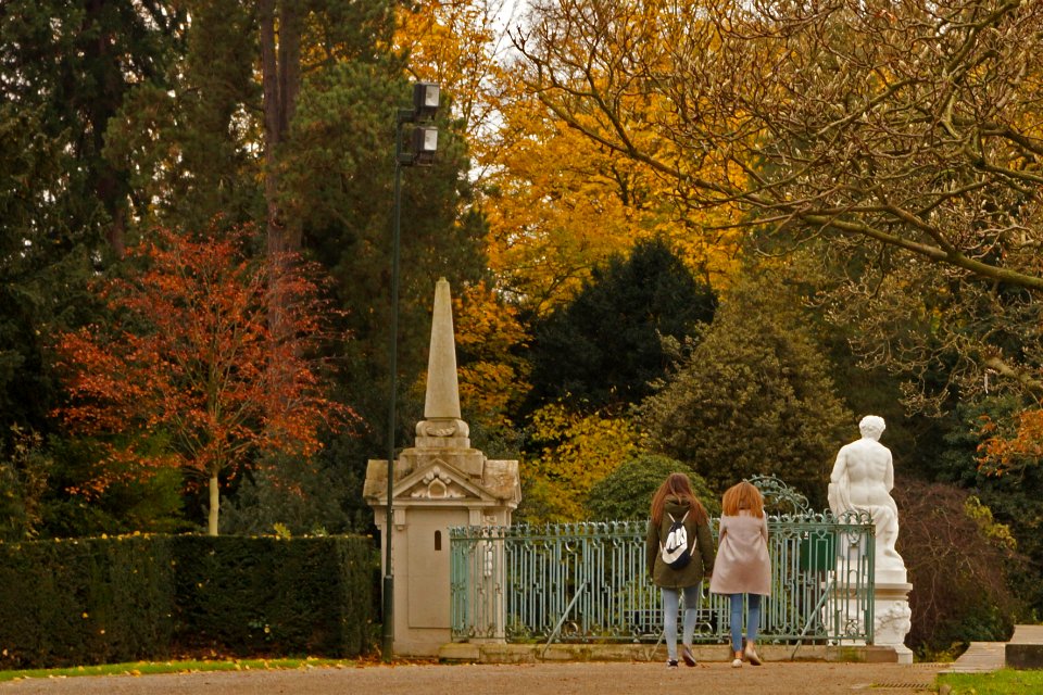 Düsseldorf Benrath: Herbstfarben