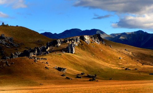 Morning Castle Hill Station Canterbury.NZ