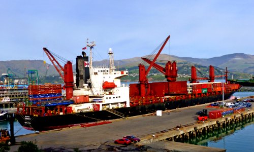 Chengtu. Cargo vessel. photo