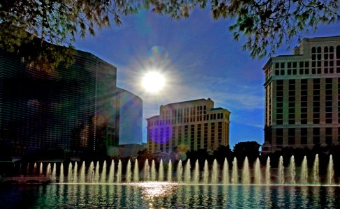 The Fountains of Bellagio.Las Vegas. photo