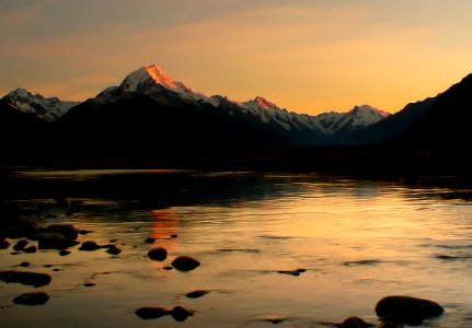 Sunrise Mount Cook photo