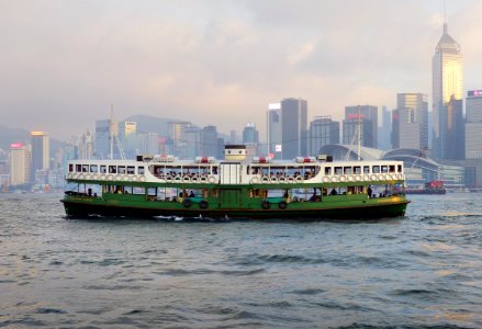 On Victoria Harbour. Hong Kong. photo