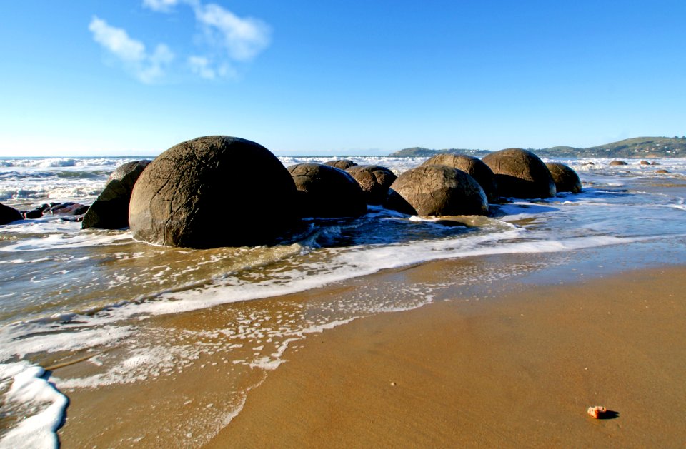 The Moeraki Boulders. NZ photo