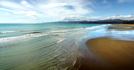 Pegasus Bay. New Zealand. photo