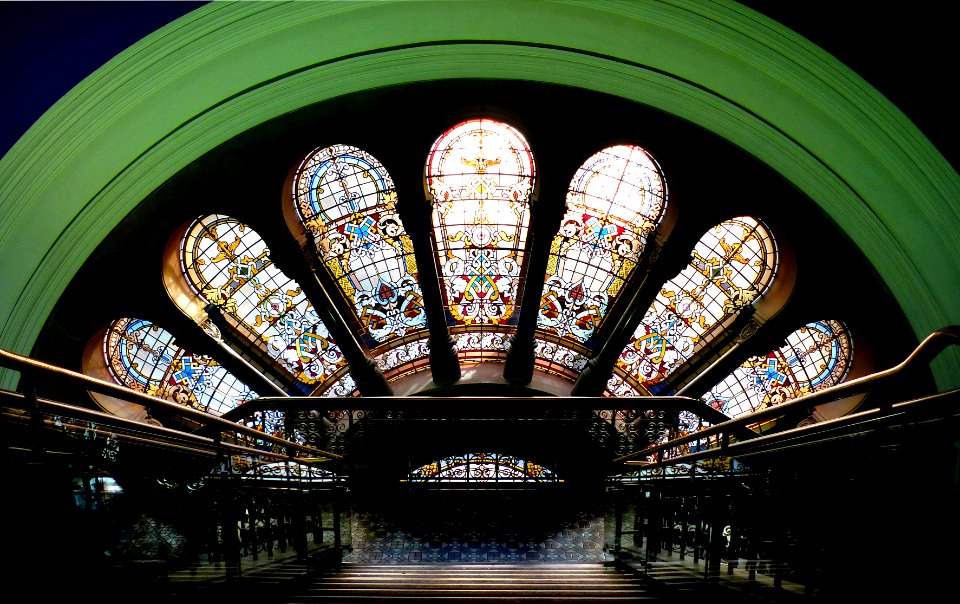 Windows QVB. Sydney.
