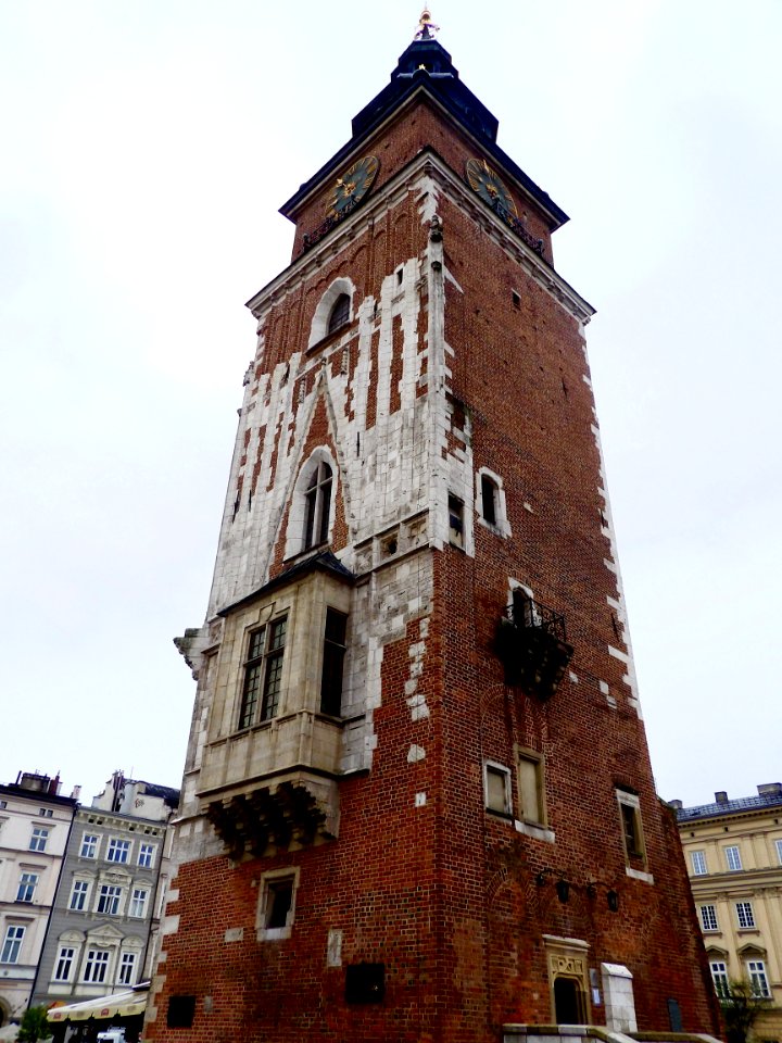 Tower in the main square of Kraków