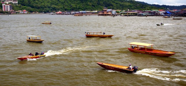 Water taxis Brunei.