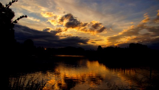 Sunset Styx Mill Reserve. photo