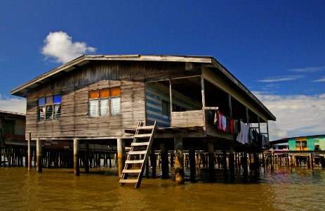 Water village Brunei. photo