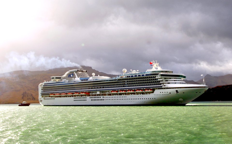 Diamond Princess Port Lyttleton NZ