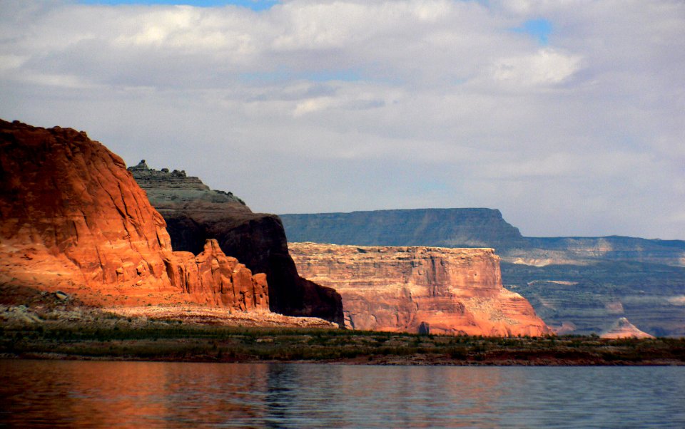 Cruising on Lake Powell Utah.