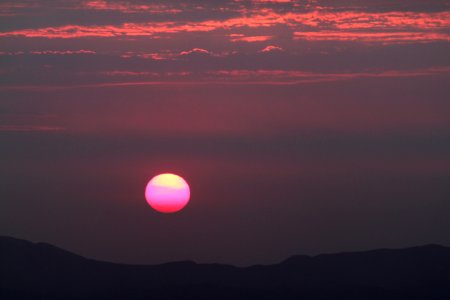 Smokey Sunrise from Caliente Peak Rd -011