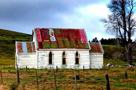 Old church, Otuhianga Road, Matakohe, NZ photo