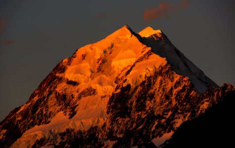 Mount Cook Sunset. NZ photo