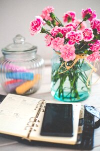 Agenda calendar vase