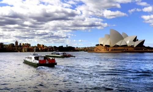 Sydney Harbour commute.