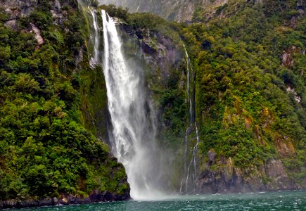 The Stirling Falls Milford Sound. photo
