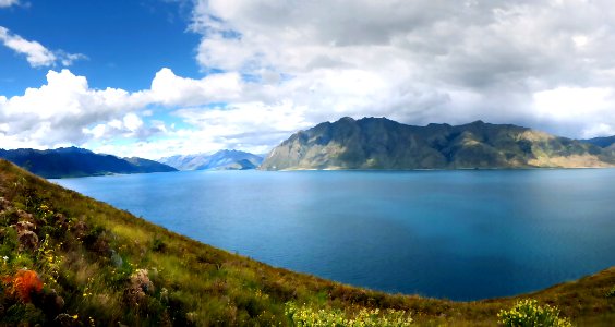 Lake Hawea. Otago.NZ. photo