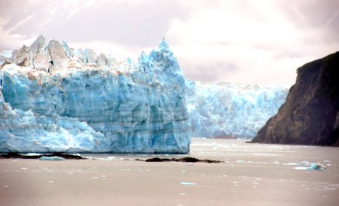 Hubbard Glacier Alaska. photo