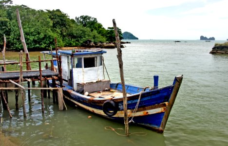 Fishing boat Langkawi. photo