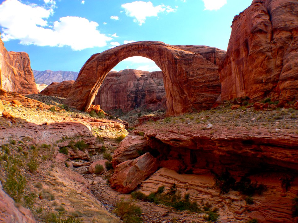 Rainbow  Bridge National  Monument Utah.
