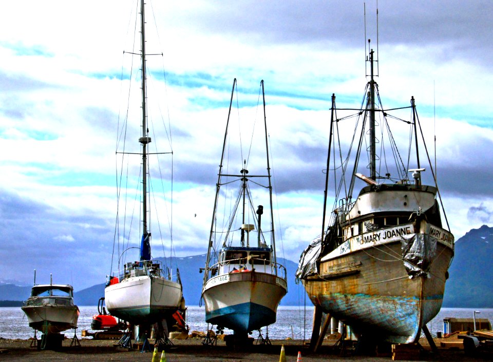 High and dry Hoonah Alaska.