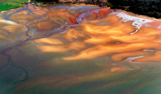 Tidal Flats from above. photo