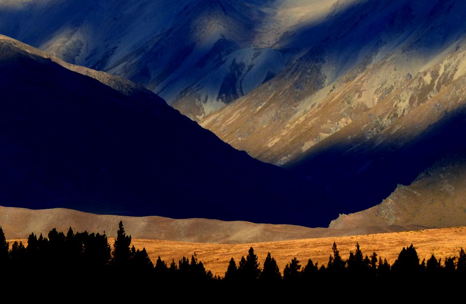 Last light in the valley.