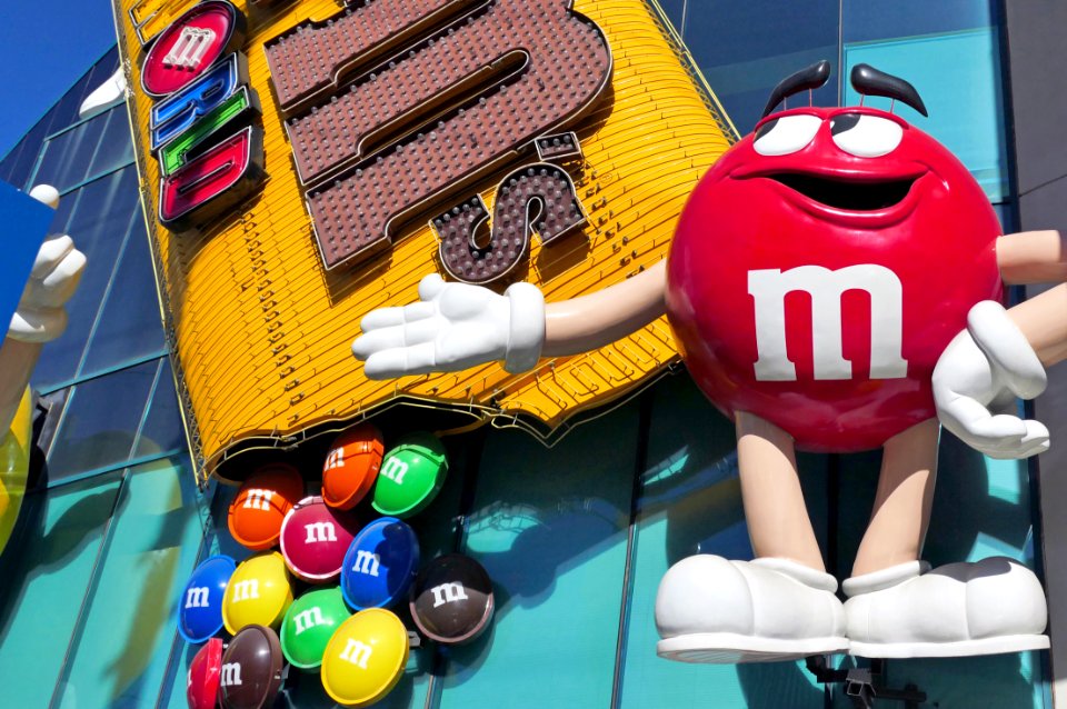 M & M World. Las Vegas.