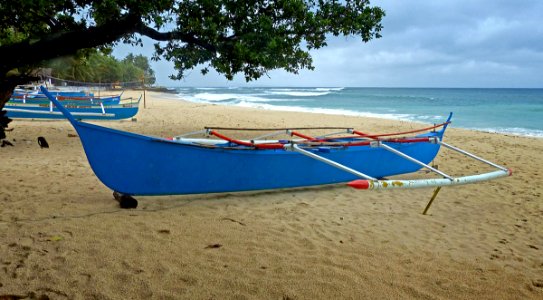 Fishing boats. Ilocos Norte.Philippines.