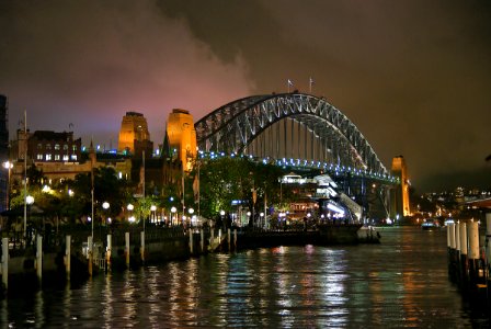 Sydney by night. photo