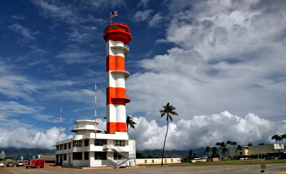 Ford Island Tower.Pearl Harbour.