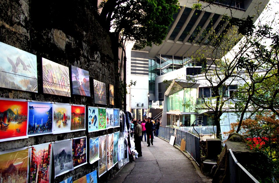 Art  for sale. The Peak Hong Kong.
