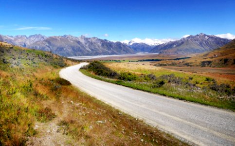 Back country road.NZ photo