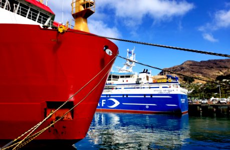 Colorful Port Lyttelton.NZ photo